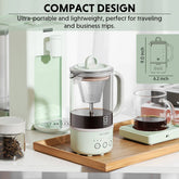 BUYDEEM K32 Portable Mini Tea/Coffee Maker – 600ml Travel Kettle for Camping and Outdoor Use
